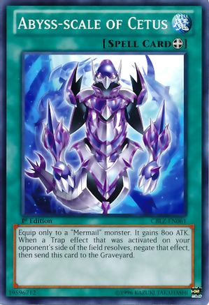 Abyss-scale of Cetus (CBLZ-EN061) - Cosmo Blazer Unlimited Cosmo Blazer Yugioh Single Squirtle Squad Card Shop.