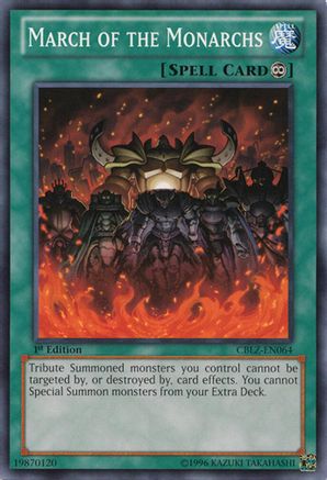 March of the Monarchs (CBLZ-EN064) - Cosmo Blazer Unlimited Cosmo Blazer Yugioh Single Squirtle Squad Card Shop.