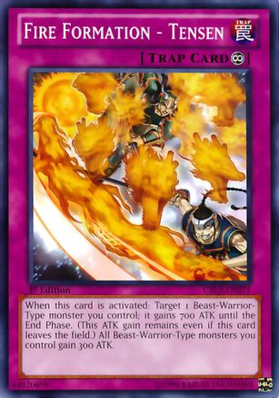 Fire Formation - Tensen (CBLZ-EN071) - Cosmo Blazer 1st Edition Cosmo Blazer Yugioh Single Squirtle Squad Card Shop.