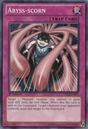 Abyss-scorn (CBLZ-EN075) - Cosmo Blazer 1st Edition Cosmo Blazer Yugioh Single Squirtle Squad Card Shop.
