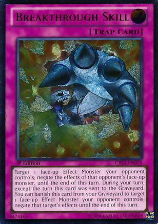 Breakthrough Skill (UTR) (CBLZ-EN078) - Cosmo Blazer 1st Edition Cosmo Blazer Yugioh Single Squirtle Squad Card Shop.