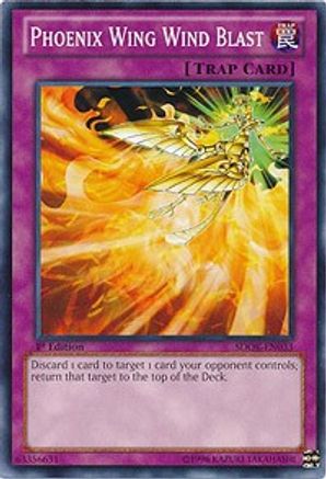 Phoenix Wing Wind Blast (SDOK-EN033) - Structure Deck: Onslaught of the Fire Kings 1st Edition Structure Deck: Onslaught of the Fire Kings Yugioh Single Squirtle Squad Card Shop.