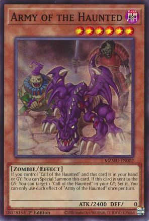 Army of the Haunted (MZMU-EN002) - Maze of Muertos 1st Edition Maze of Muertos Yugioh Single Squirtle Squad Card Shop.