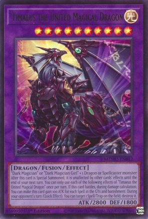 Timaeus the United Magical Dragon (MZMU-EN012) - Maze of Muertos 1st Edition Maze of Muertos Yugioh Single Squirtle Squad Card Shop.