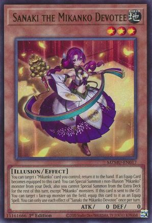 Sanaki the Mikanko Devotee (MZMU-EN017) - Maze of Muertos 1st Edition Maze of Muertos Yugioh Single Squirtle Squad Card Shop.