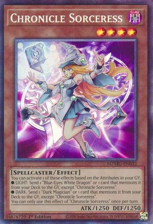 Chronicle Sorceress (Collector's Rare) (MZMU-EN032) - Maze of Muertos 1st Edition Maze of Muertos Yugioh Single Squirtle Squad Card Shop.