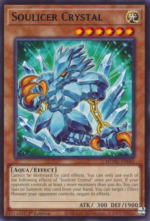 Soulicer Crystal (MZMU-EN042) - Maze of Muertos 1st Edition Maze of Muertos Yugioh Single Squirtle Squad Card Shop.