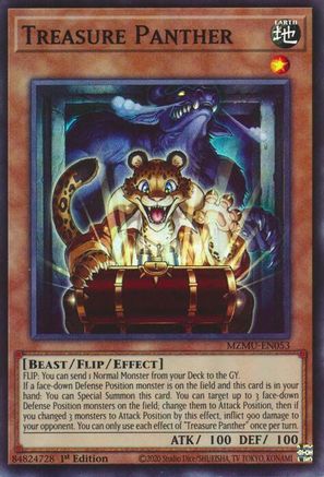 Treasure Panther (MZMU-EN053) - Maze of Muertos 1st Edition Maze of Muertos Yugioh Single Squirtle Squad Card Shop.