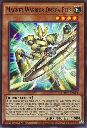 Magnet Warrior Omega Plus (MZMU-EN054) - Maze of Muertos 1st Edition Maze of Muertos Yugioh Single Squirtle Squad Card Shop.