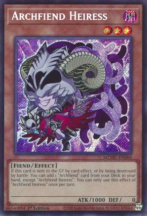 Archfiend Heiress (MZMU-EN066) - Maze of Muertos 1st Edition Maze of Muertos Yugioh Single Squirtle Squad Card Shop.