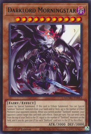 Darklord Morningstar (MZMU-EN083) - Maze of Muertos 1st Edition Maze of Muertos Yugioh Single Squirtle Squad Card Shop.