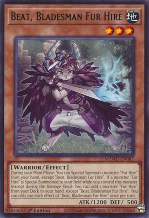 Beat, Bladesman Fur Hire (MZMU-EN087) - Maze of Muertos 1st Edition Maze of Muertos Yugioh Single Squirtle Squad Card Shop.
