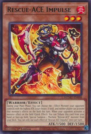 Rescue-ACE Impulse (MZMU-EN098) - Maze of Muertos 1st Edition Maze of Muertos Yugioh Single Squirtle Squad Card Shop.