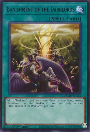 Banishment of the Darklords (MZMU-EN112) - Maze of Muertos 1st Edition Maze of Muertos Yugioh Single Squirtle Squad Card Shop.