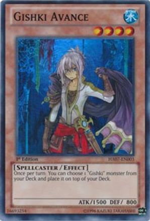 Gishki Avance (HA07-EN003) - Hidden Arsenal 7: Knight of Stars 1st Edition Hidden Arsenal 7: Knight of Stars Yugioh Single Squirtle Squad Card Shop.