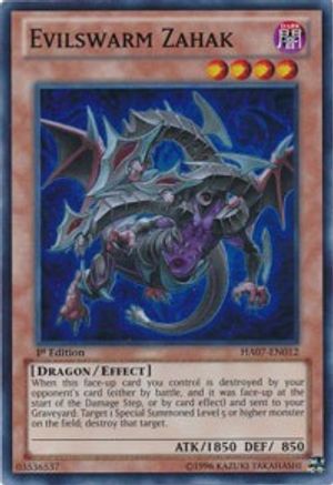 Evilswarm Zahak (HA07-EN012) - Hidden Arsenal 7: Knight of Stars 1st Edition Hidden Arsenal 7: Knight of Stars Yugioh Single Squirtle Squad Card Shop.