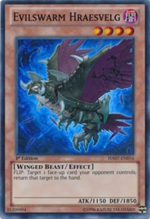 Evilswarm Hraesvelg (HA07-EN016) - Hidden Arsenal 7: Knight of Stars 1st Edition Hidden Arsenal 7: Knight of Stars Yugioh Single Squirtle Squad Card Shop.