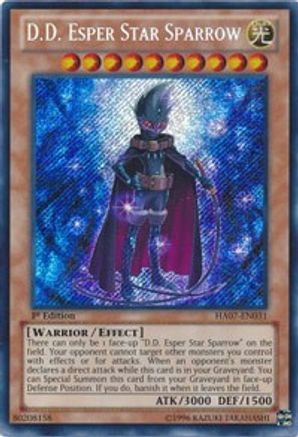 D.D. Esper Star Sparrow (HA07-EN031) - Hidden Arsenal 7: Knight of Stars 1st Edition Hidden Arsenal 7: Knight of Stars Yugioh Single Squirtle Squad Card Shop.