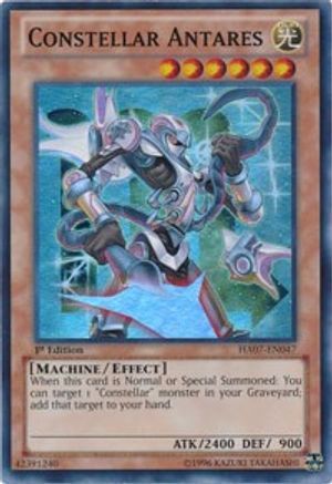 Constellar Antares (HA07-EN047) - Hidden Arsenal 7: Knight of Stars Unlimited Hidden Arsenal 7: Knight of Stars Yugioh Single Squirtle Squad Card Shop.