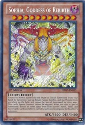 Sophia, Goddess of Rebirth (HA07-EN055) - Hidden Arsenal 7: Knight of Stars 1st Edition Hidden Arsenal 7: Knight of Stars Yugioh Single Squirtle Squad Card Shop.