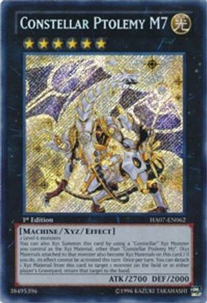 Constellar Ptolemy M7 (HA07-EN062) - Hidden Arsenal 7: Knight of Stars Unlimited Hidden Arsenal 7: Knight of Stars Yugioh Single Squirtle Squad Card Shop.