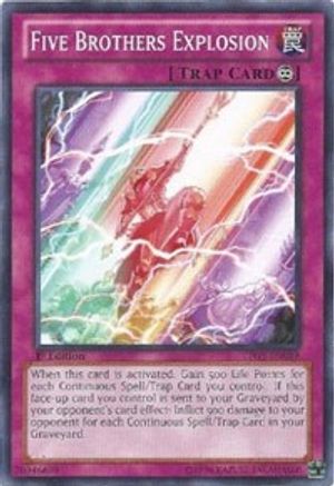 Five Brothers Explosion (LTGY-EN089) - Lord of the Tachyon Galaxy 1st Edition Lord of the Tachyon Galaxy Yugioh Single Squirtle Squad Card Shop.