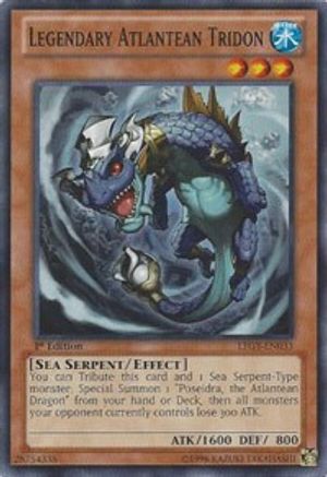 Legendary Atlantean Tridon (LTGY-EN033) - Lord of the Tachyon Galaxy 1st Edition Lord of the Tachyon Galaxy Yugioh Single Squirtle Squad Card Shop.