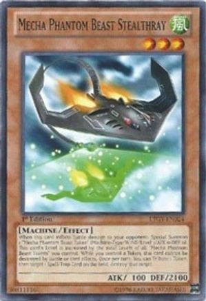 Mecha Phantom Beast Stealthray (LTGY-EN024) - Lord of the Tachyon Galaxy 1st Edition Lord of the Tachyon Galaxy Yugioh Single Squirtle Squad Card Shop.