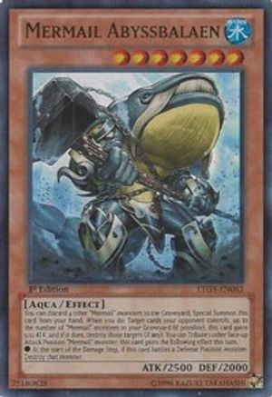 Mermail Abyssbalaen (LTGY-EN083) - Lord of the Tachyon Galaxy Unlimited Lord of the Tachyon Galaxy Yugioh Single Squirtle Squad Card Shop.
