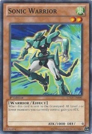 Sonic Warrior (LTGY-EN090) - Lord of the Tachyon Galaxy Unlimited Lord of the Tachyon Galaxy Yugioh Single Squirtle Squad Card Shop.