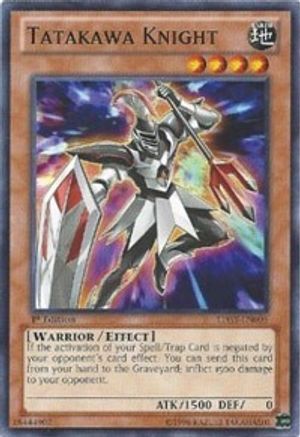 Tatakawa Knight (LTGY-EN005) - Lord of the Tachyon Galaxy Unlimited Lord of the Tachyon Galaxy Yugioh Single Squirtle Squad Card Shop.