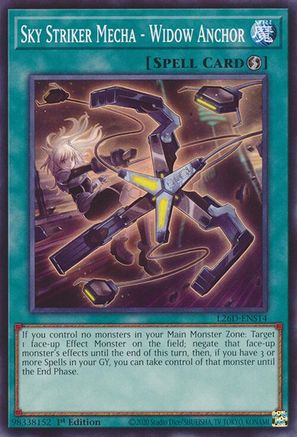 Sky Striker Mecha - Widow Anchor (L26D-ENS14) - Legendary Modern Decks 2026 1st Edition Legendary Modern Decks 2026 Yugioh Single Squirtle Squad Card Shop.