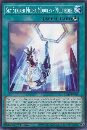 Sky Striker Mecha Modules - Multirole (L26D-ENS18) - Legendary Modern Decks 2026 1st Edition Legendary Modern Decks 2026 Yugioh Single Squirtle Squad Card Shop.
