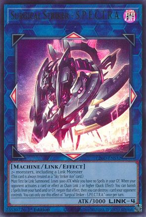 Surgical Striker - S.P.E.C.T.R.A. (L26D-ENS32) - Legendary Modern Decks 2026 1st Edition Legendary Modern Decks 2026 Yugioh Single Squirtle Squad Card Shop.