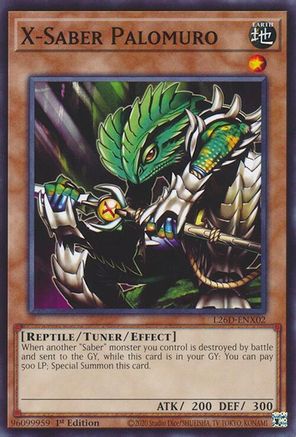 X-Saber Palomuro (L26D-ENX02) - Legendary Modern Decks 2026 1st Edition Legendary Modern Decks 2026 Yugioh Single Squirtle Squad Card Shop.