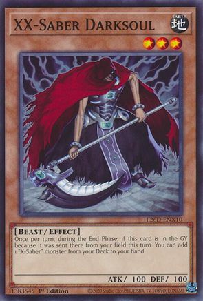 XX-Saber Darksoul (L26D-ENX10) - Legendary Modern Decks 2026 1st Edition Legendary Modern Decks 2026 Yugioh Single Squirtle Squad Card Shop.