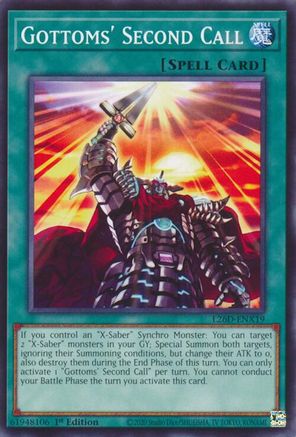Gottoms' Second Call (L26D-ENX19) - Legendary Modern Decks 2026 1st Edition Legendary Modern Decks 2026 Yugioh Single Squirtle Squad Card Shop.