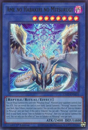 Ame no Habakiri no Mitsurugi (L26D-ENM10) - Legendary Modern Decks 2026 1st Edition Legendary Modern Decks 2026 Yugioh Single Squirtle Squad Card Shop.