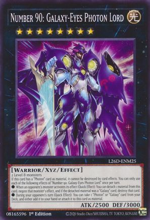 Number 90: Galaxy-Eyes Photon Lord (L26D-ENM25) - Legendary Modern Decks 2026 1st Edition Legendary Modern Decks 2026 Yugioh Single Squirtle Squad Card Shop.