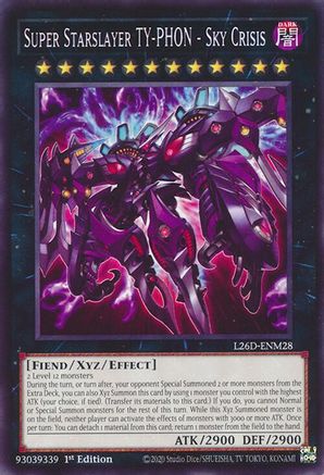 Super Starslayer TY-PHON - Sky Crisis (L26D-ENM28) - Legendary Modern Decks 2026 1st Edition Legendary Modern Decks 2026 Yugioh Single Squirtle Squad Card Shop.