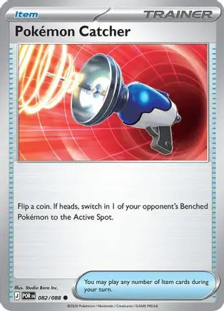 Pokemon Catcher 082 - Reverse Holofoil ME03 Perfect Order - Common