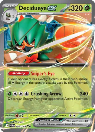 Decidueye ex 012/088 – Perfect Order – Holofoil Double Rare