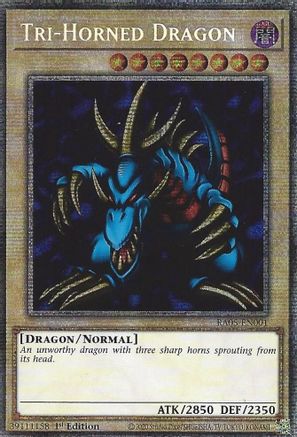 Tri-Horned Dragon (RA05-EN001) - Rarity Collection 5 1st Edition Rarity Collection 5 Yugioh Single Squirtle Squad Card Shop.