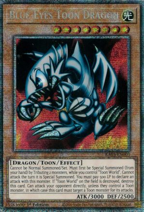 Blue-Eyes Toon Dragon (RA05-EN003) - Rarity Collection 5 1st Edition Rarity Collection 5 Yugioh Single Squirtle Squad Card Shop.