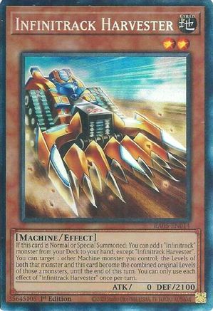 Infinitrack Harvester (Collector's Rare) (RA05-EN014) - Rarity Collection 5 1st Edition Rarity Collection 5 Yugioh Single Squirtle Squad Card Shop.