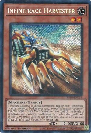Infinitrack Harvester (Secret Rare) (RA05-EN014) - Rarity Collection 5 1st Edition Rarity Collection 5 Yugioh Single Squirtle Squad Card Shop.