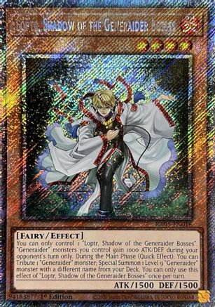 Loptr, Shadow of the Generaider Bosses (Platinum Secret Rare) (RA05-EN016) - Rarity Collection 5 1st Edition Rarity Collection 5 Yugioh Single Squirtle Squad Card Shop.