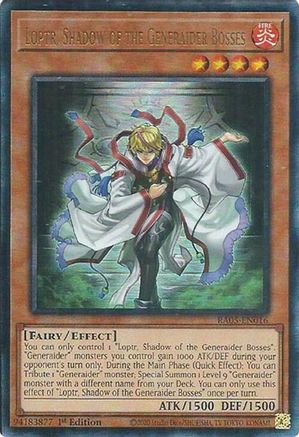 Loptr, Shadow of the Generaider Bosses (Ultimate Rare) (RA05-EN016) - Rarity Collection 5 1st Edition Rarity Collection 5 Yugioh Single Squirtle Squad Card Shop.