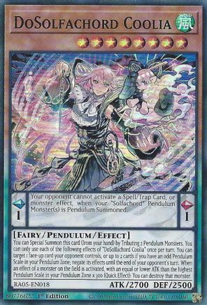 DoSolfachord Coolia (RA05-EN018) - Rarity Collection 5 1st Edition Rarity Collection 5 Yugioh Single Squirtle Squad Card Shop.