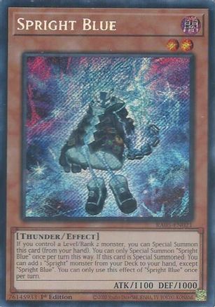 Spright Blue (Secret Rare) (RA05-EN021) - Rarity Collection 5 1st Edition Rarity Collection 5 Yugioh Single Squirtle Squad Card Shop.